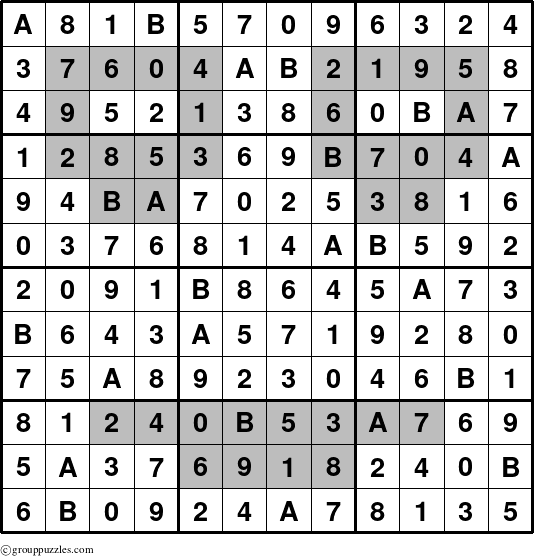 The grouppuzzles.com Answer grid for the tpsmith-serious puzzle for 