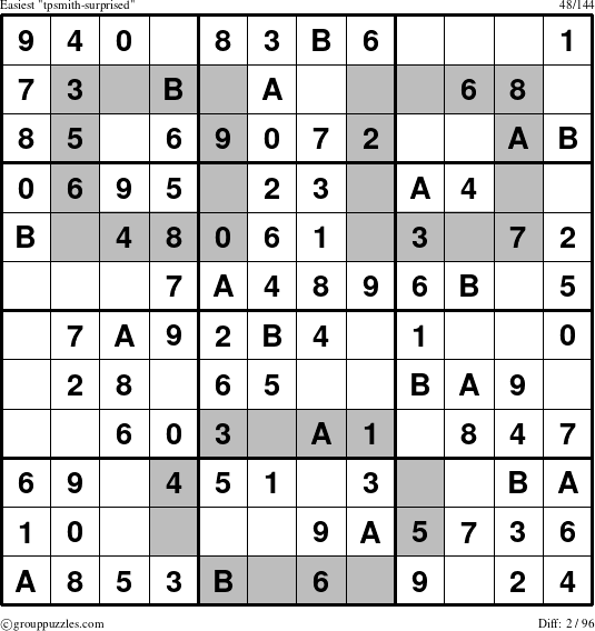 The grouppuzzles.com Easiest tpsmith-surprised puzzle for 