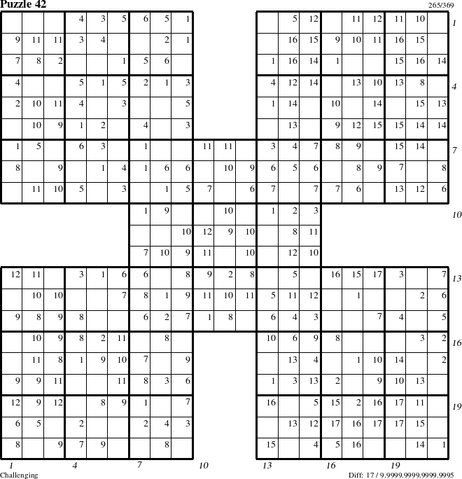 Step-by-Step Instructions for Puzzle 42 with all 17 steps marked