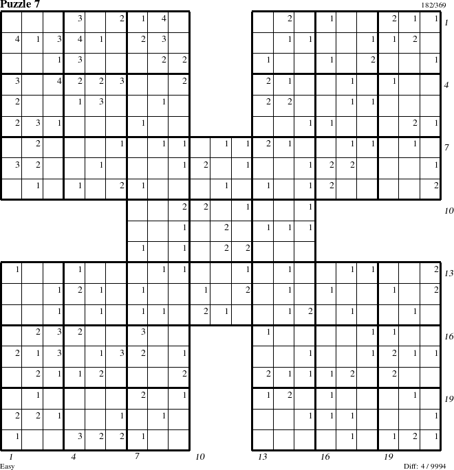 Step-by-Step Instructions for Puzzle 7 with all 4 steps marked