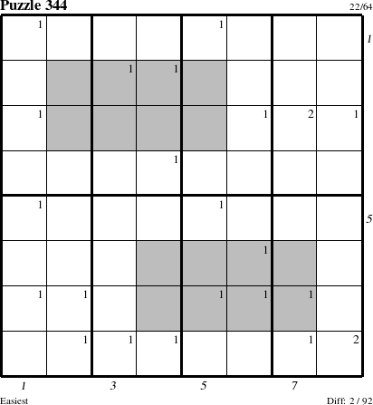 Step-by-Step Instructions for Puzzle 344 with all 2 steps marked