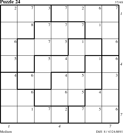 Step-by-Step Instructions for Puzzle 24 with all 8 steps marked