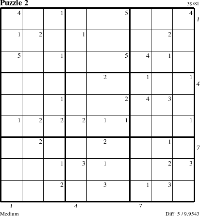 Step-by-Step Instructions for Puzzle 2 with all 5 steps marked