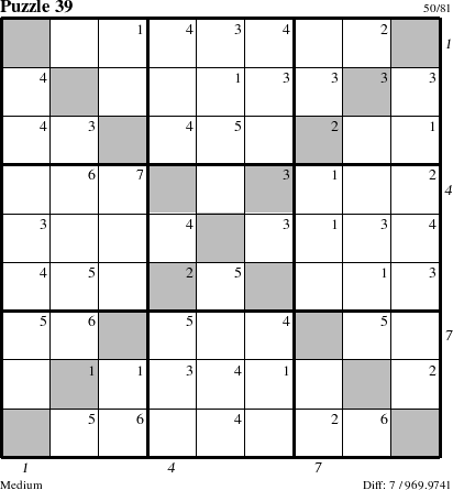 Step-by-Step Instructions for Puzzle 39 with all 7 steps marked