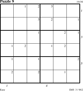 Step-by-Step Instructions for Puzzle 9 with all 3 steps marked