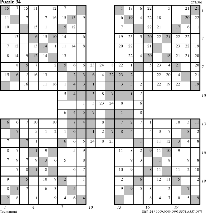 Step-by-Step Instructions for Puzzle 34 with all 24 steps marked