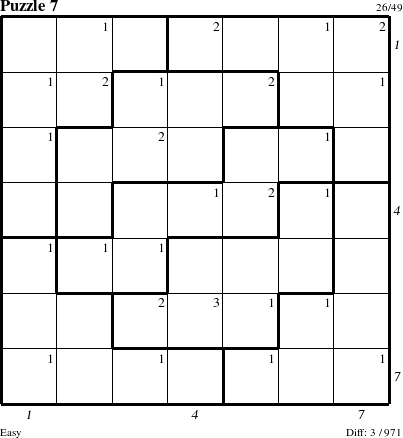 Step-by-Step Instructions for Puzzle 7 with all 3 steps marked